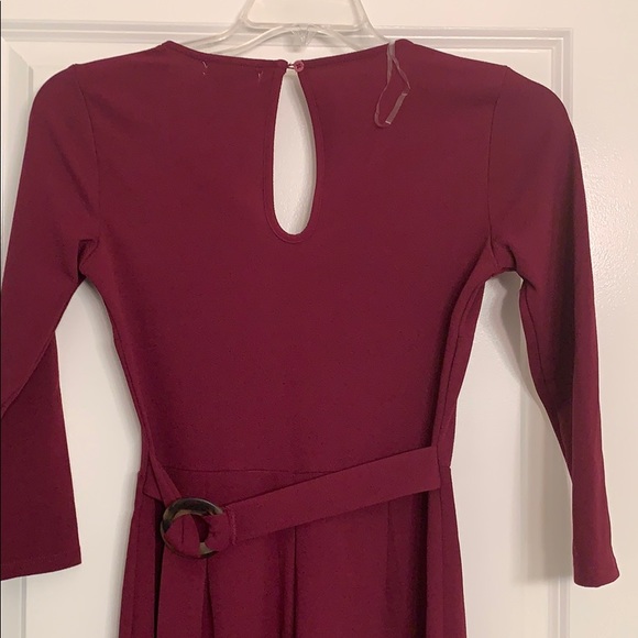 Women Juniors small Ultra Flirt Cabernet jumpsuit - Picture 3 of 5